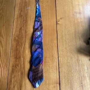 Necktie MBP Men's L57" X W3 1/2" Multicolor Print